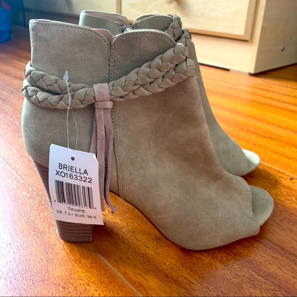 New open Toe Booties with Heels